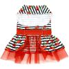 Cherry Stripe Harness Dress with Matching Leash New Spring 2026