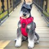 Venture Paw PULL CONTROL Harness - Crimson -          Made with tough Outer Duck Fabric and Soft Mesh Lining. No Pulling / Front and Top D-Ring