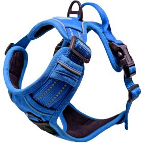 Venture Paw PULL CONTROL Harness - Mountain Lake -          Made with tough Outer Duck Fabric and Soft Mesh Lining. No Pulling / Front and Top D-Ring (Option: X-Small)